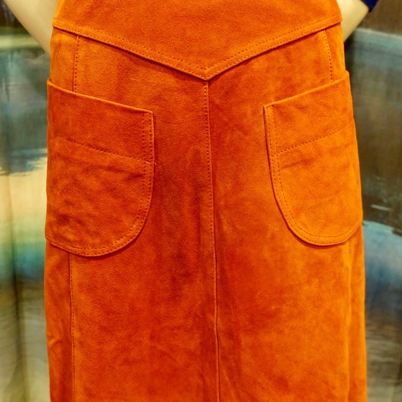 Free People Suede Apron Dress - Picture 8 of 8